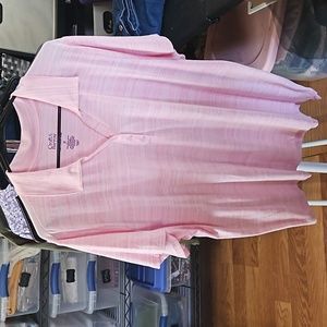 2x Croft and Barrow button up blouse